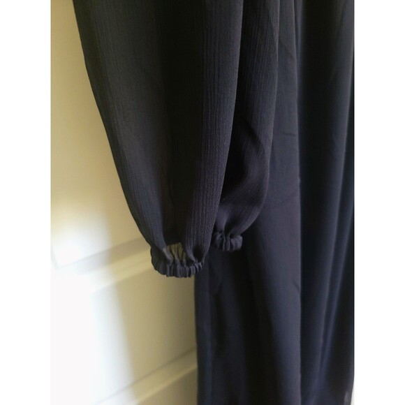 Sofia Jeans Women's Black Empire Dress | Long Sleeves, Mid Calf Length | Size Sm - Picture 4 of 7